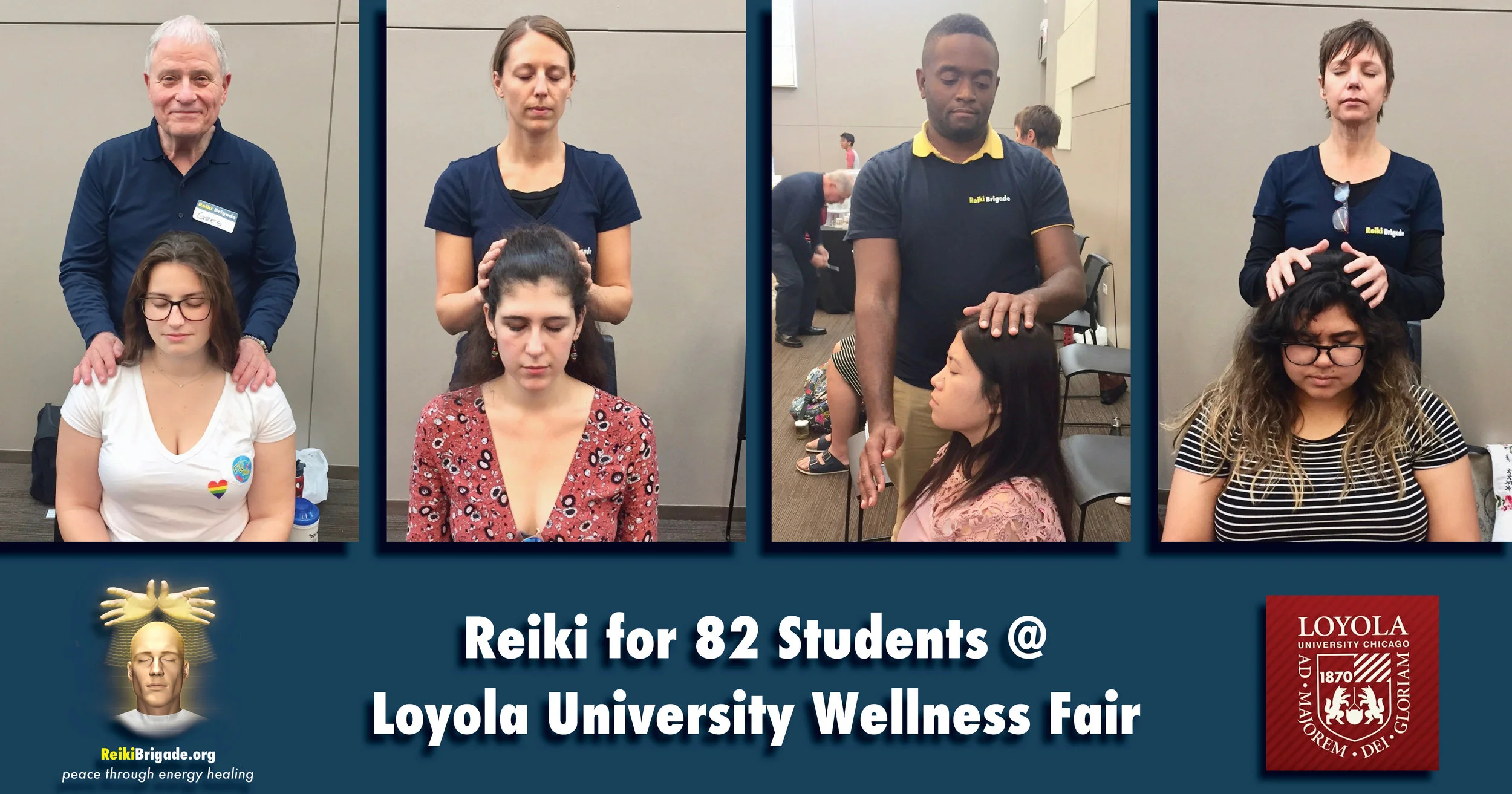 Reiki @ Loyola University's Wellness Fair