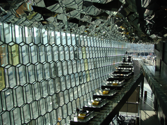 Inside the Harpa, Reykjavik Iceland 2015