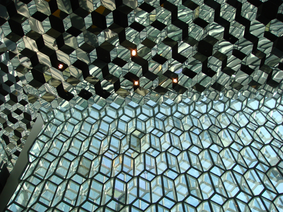 Inside the Harpa, Reykjavik Iceland 2015