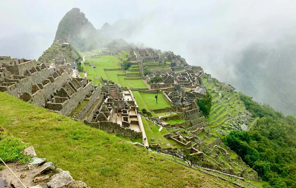 Misty Morning at Machu Picchu