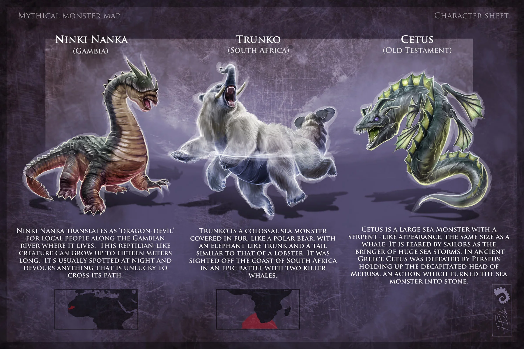 Monsters 04 - Ninki Nanka, Trunko & Cetus.jpg