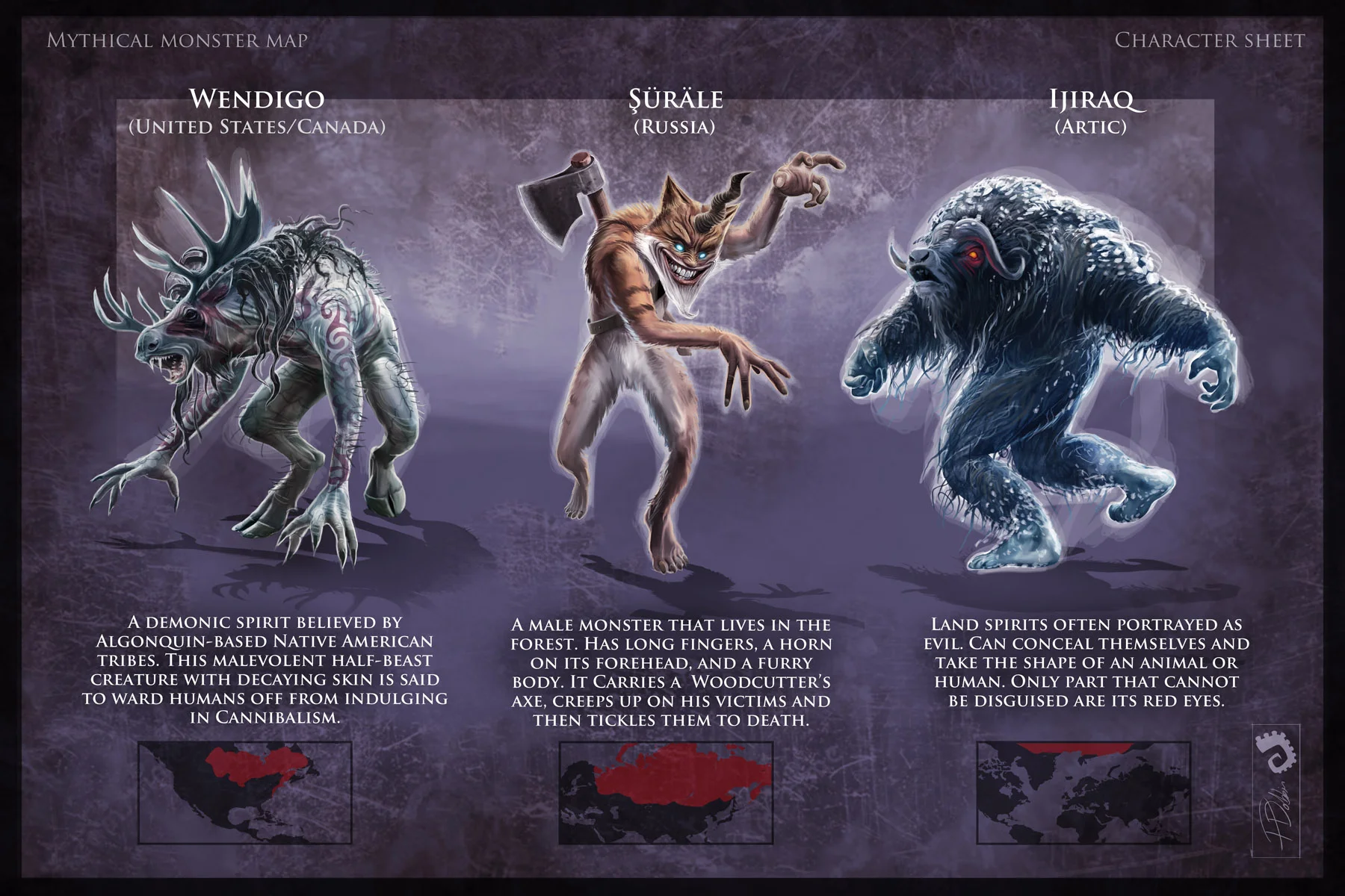 Monsters 15 - Wendigo-Surale-Ljiraat v01.jpg
