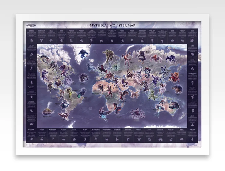 Map — Mythical Monsters