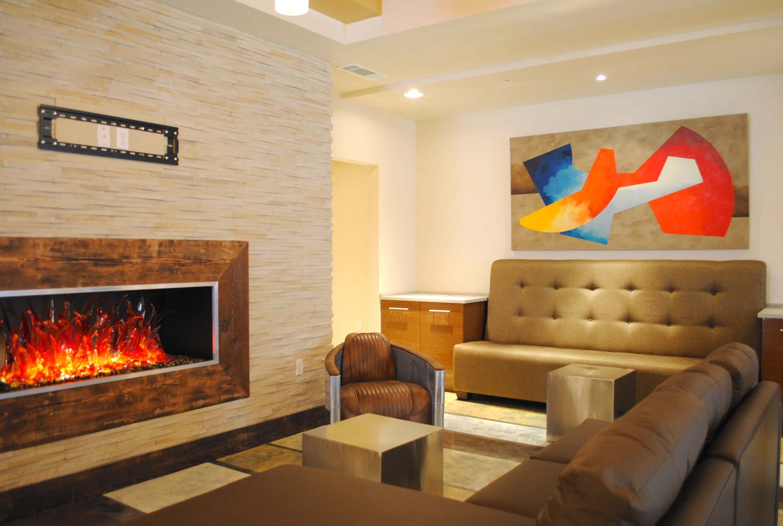   INFLAMED FORMATION - &nbsp;2012 was commissioned and installed in the lobby of St. Joe Lofts, New Orleans, LA in 2012. 