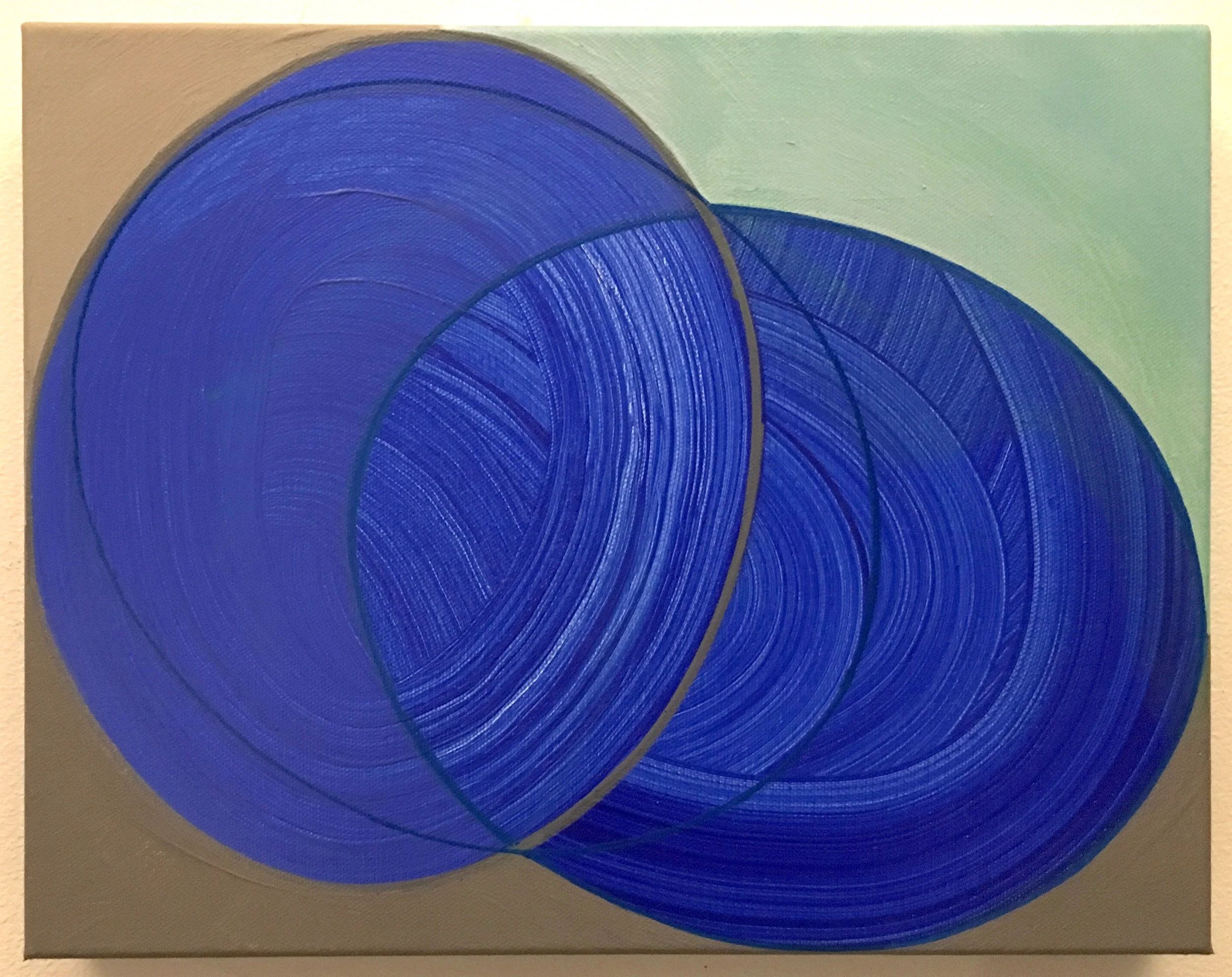 STABLE REFLECTION , 2016, acrylic on canvas, 11 x 14 inches
