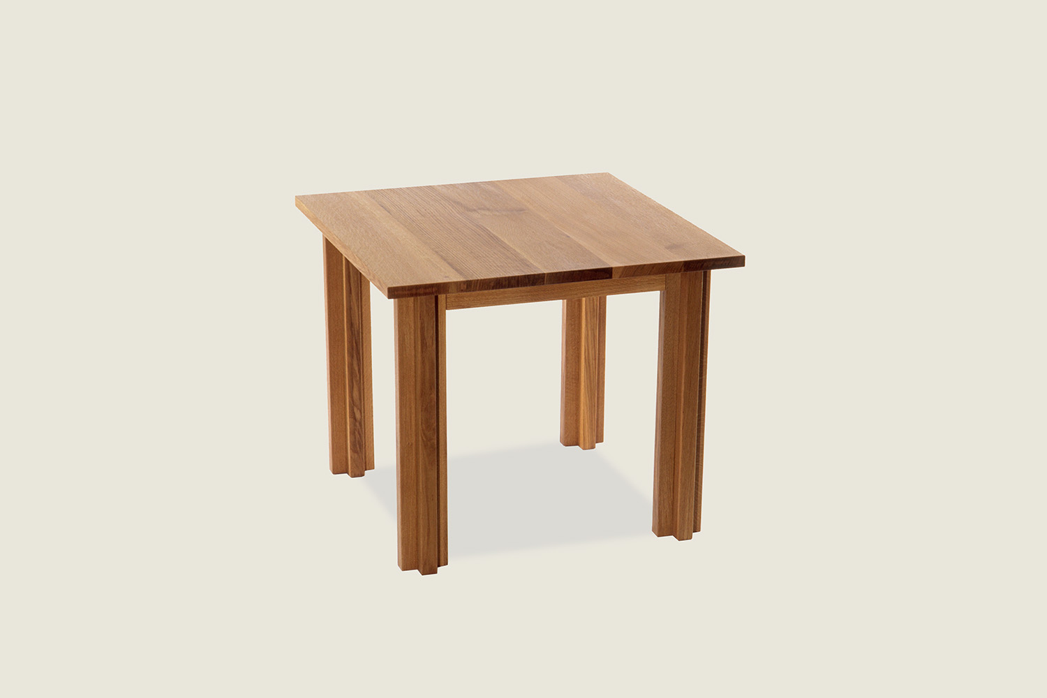 Cross Square Dining Table in solid oak - Speke Klein