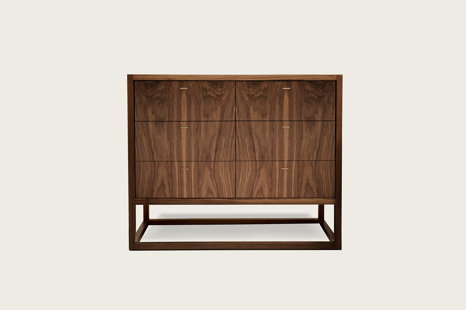 Petits Fours 6-Drawer Dresser in walnut - Speke Klein