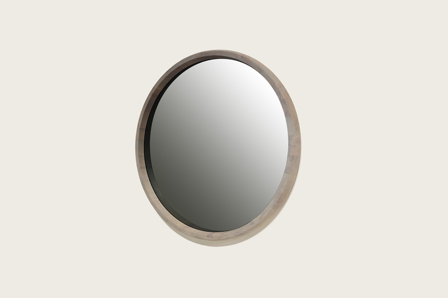 Rise Mirror in Ghost Oak with smoke grey mirror - Speke Klein