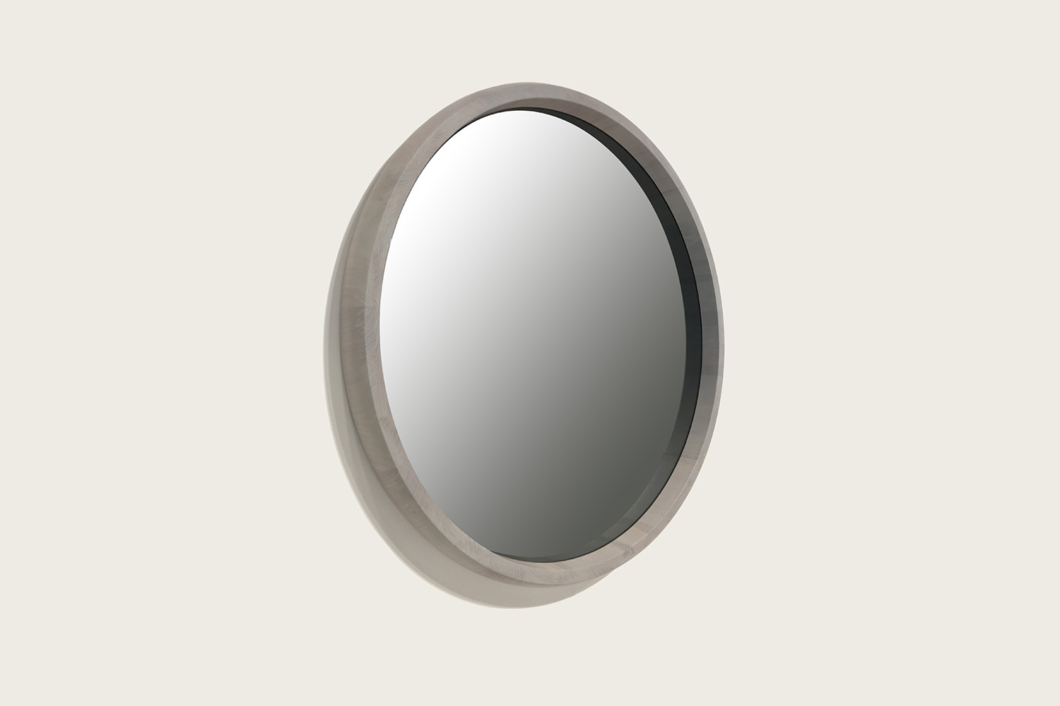 Rise Mirror in Ghost Oak with smoke grey mirror - Speke Klein