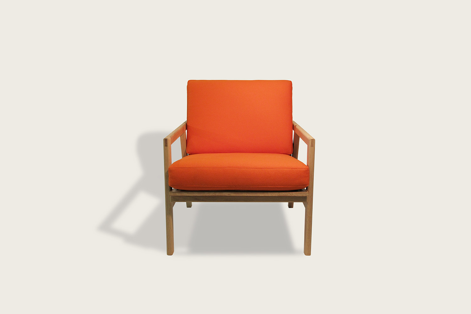 Adam Lounge Chair in oak with wool upholstery - Speke Klein