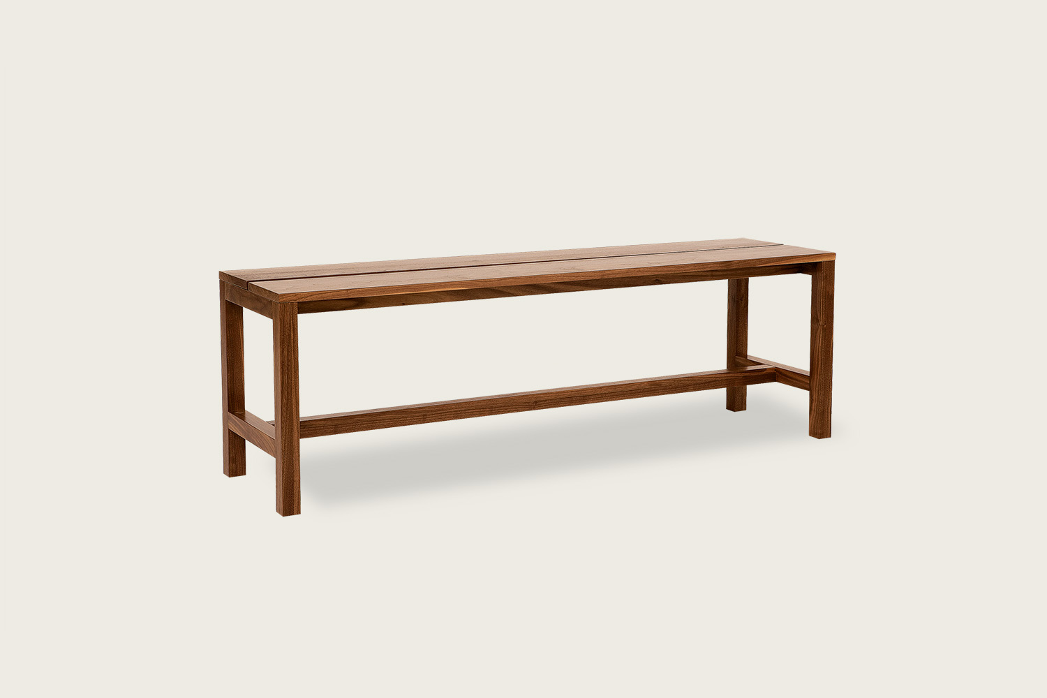 Quinn Bench in solid walnut - Speke Klein