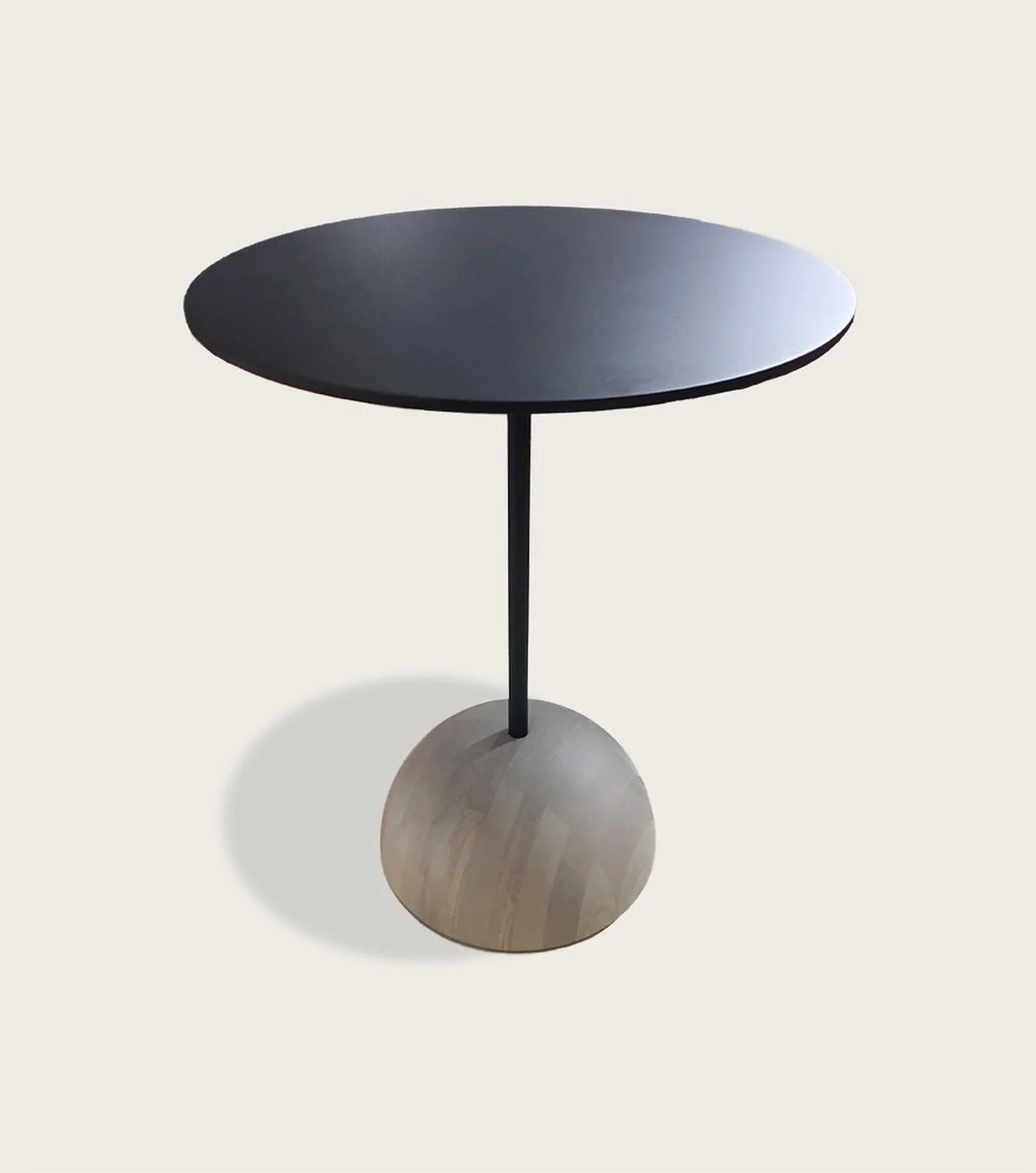 Luna Side Table. 
Matte black top. Ghost Oak base. 

#cocktailtable #sidetable #loungedesign #hospitality #officedesign #livingroom #contractdesign #torontodesigner #interiordesigners #spekeklein