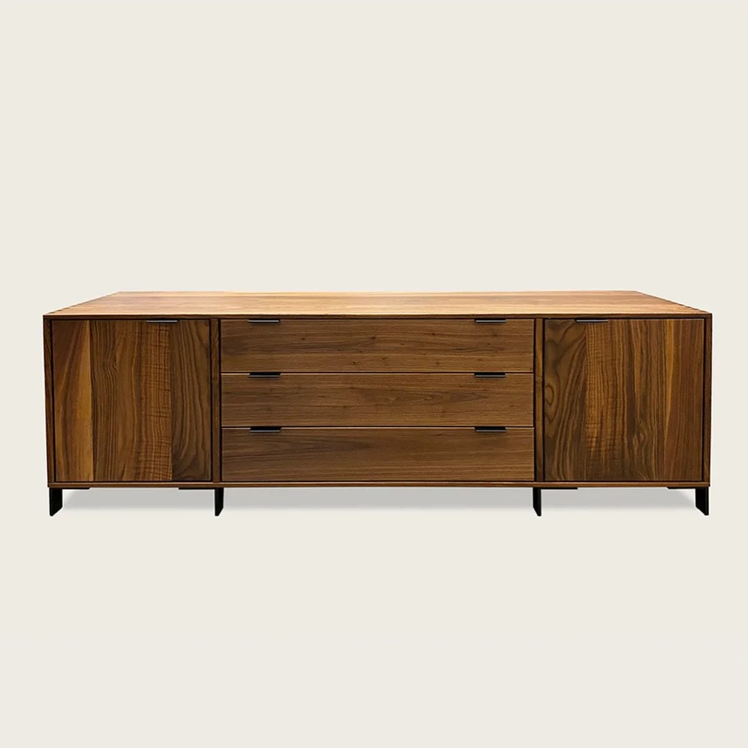 Rowlands Cabinet. When only beautiful storage will do. Endless possibilities in solid walnut. 

#livingroom #bedroom #diningroom #interiordesign #modernliving