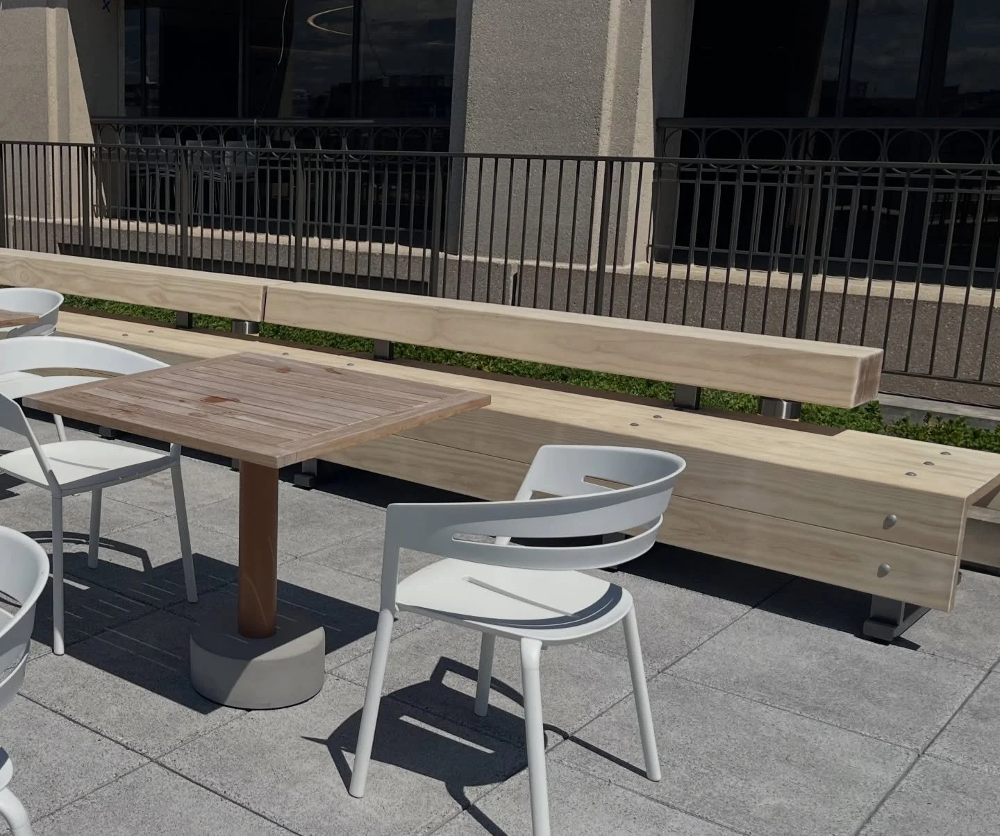 Custom benches for a commercial rooftop patio. 

Apartment Zero + Price Modern + Speke Klein

@apartment_zero 
@spekeklein 

#contractfurniture #commercialinteriors #architecture #interiordesign #customfurniture