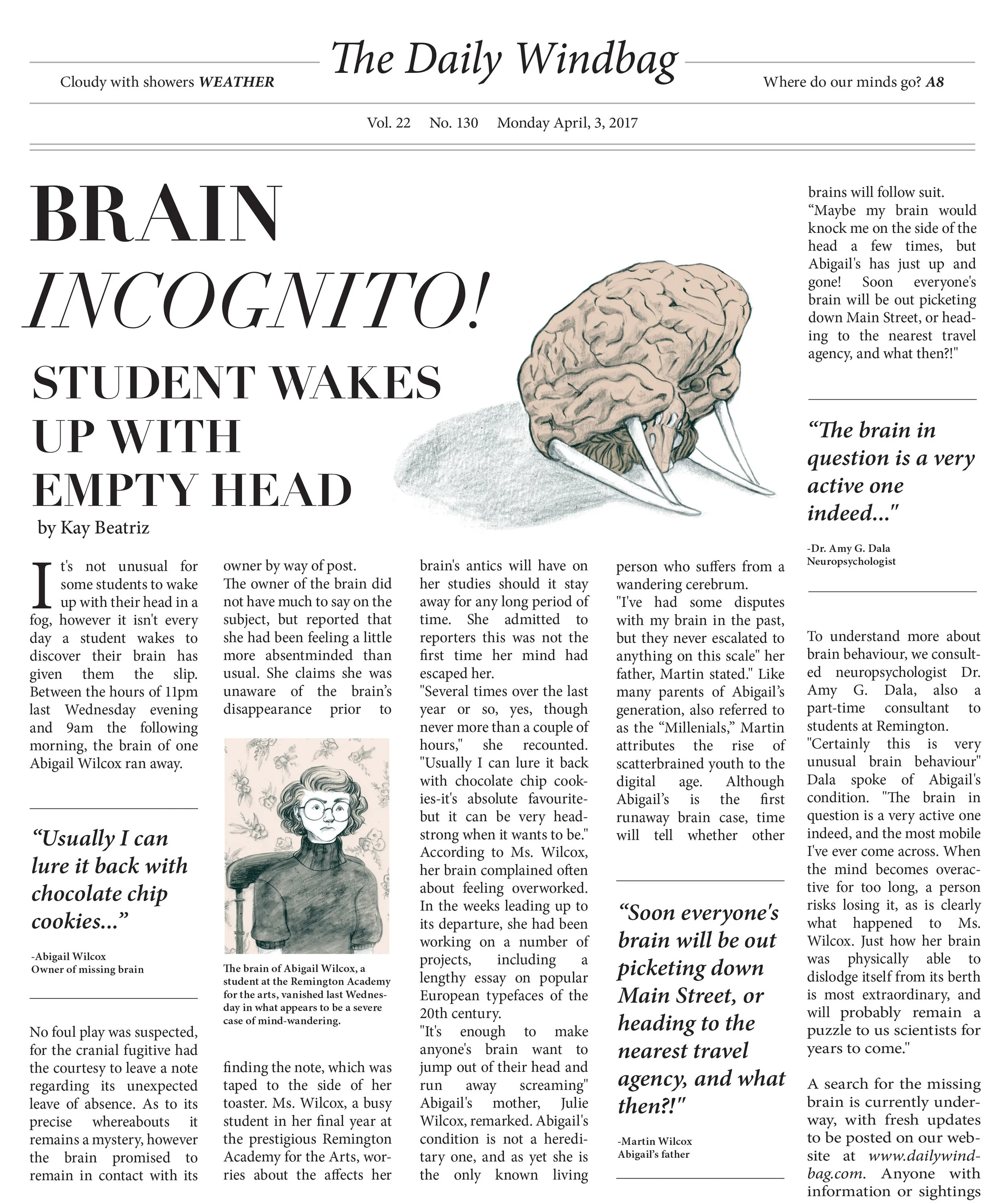 Runaway Brain Article