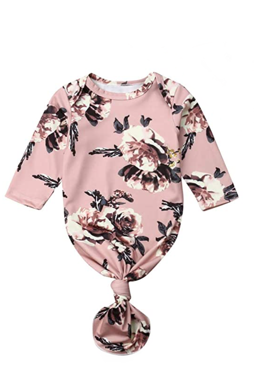 babeleven pink floral baby gown newborn photographer.png