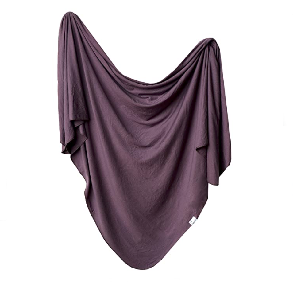 purple baby swaddle