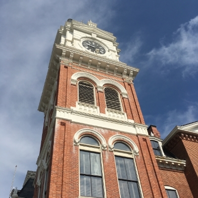 The courthouse in Covington, a site of much Vampire drama.