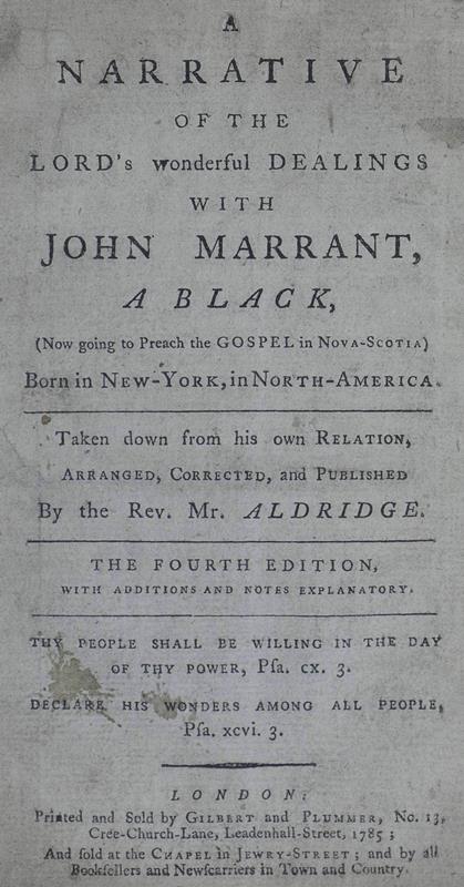 The Fourth Edition of Marrant's Narrative