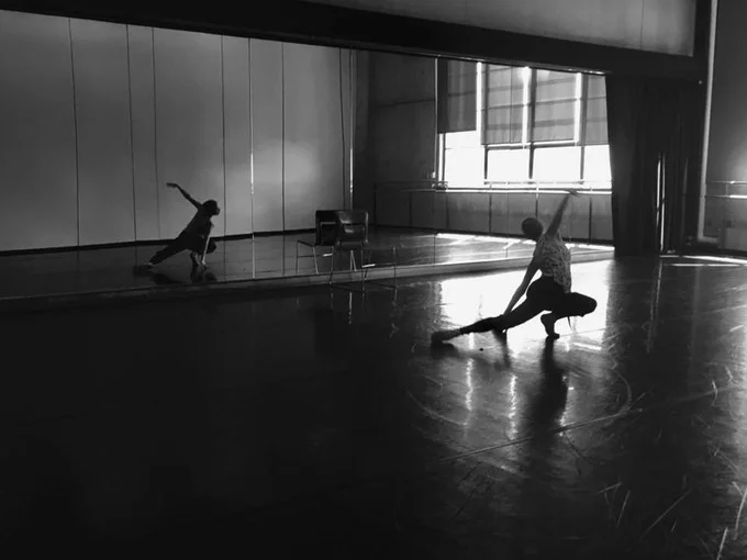 Full Space , from the 2017 Higher Ground Festival. Choreographer Julia Bengsston in rehearsal. 