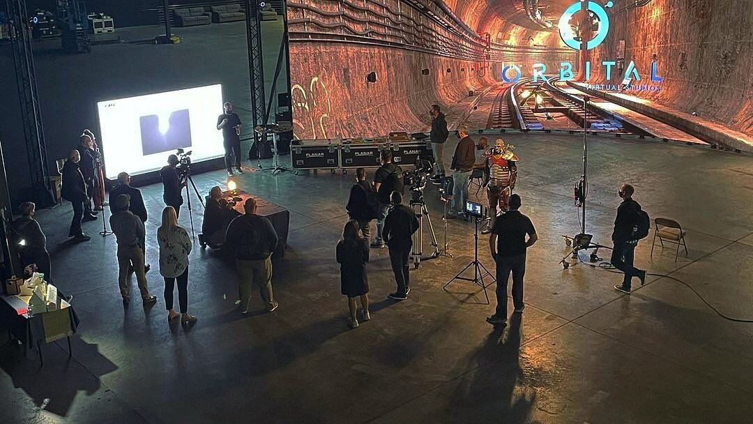 📸@fistfulloffilm The Council of Elrond at New Rivendell. 

#virtualproduction #orbitalvirtualstudios #led #volume #hollywood #filminnovation #technology #techinnovation #filmmaking #virtualstudio