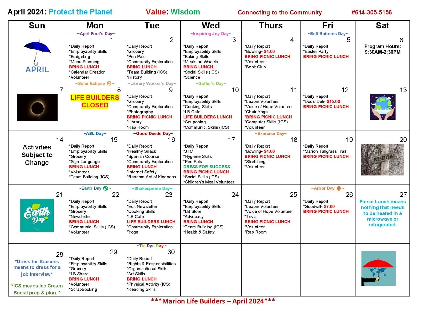 Calendar Life Builders Calendar Life Builders