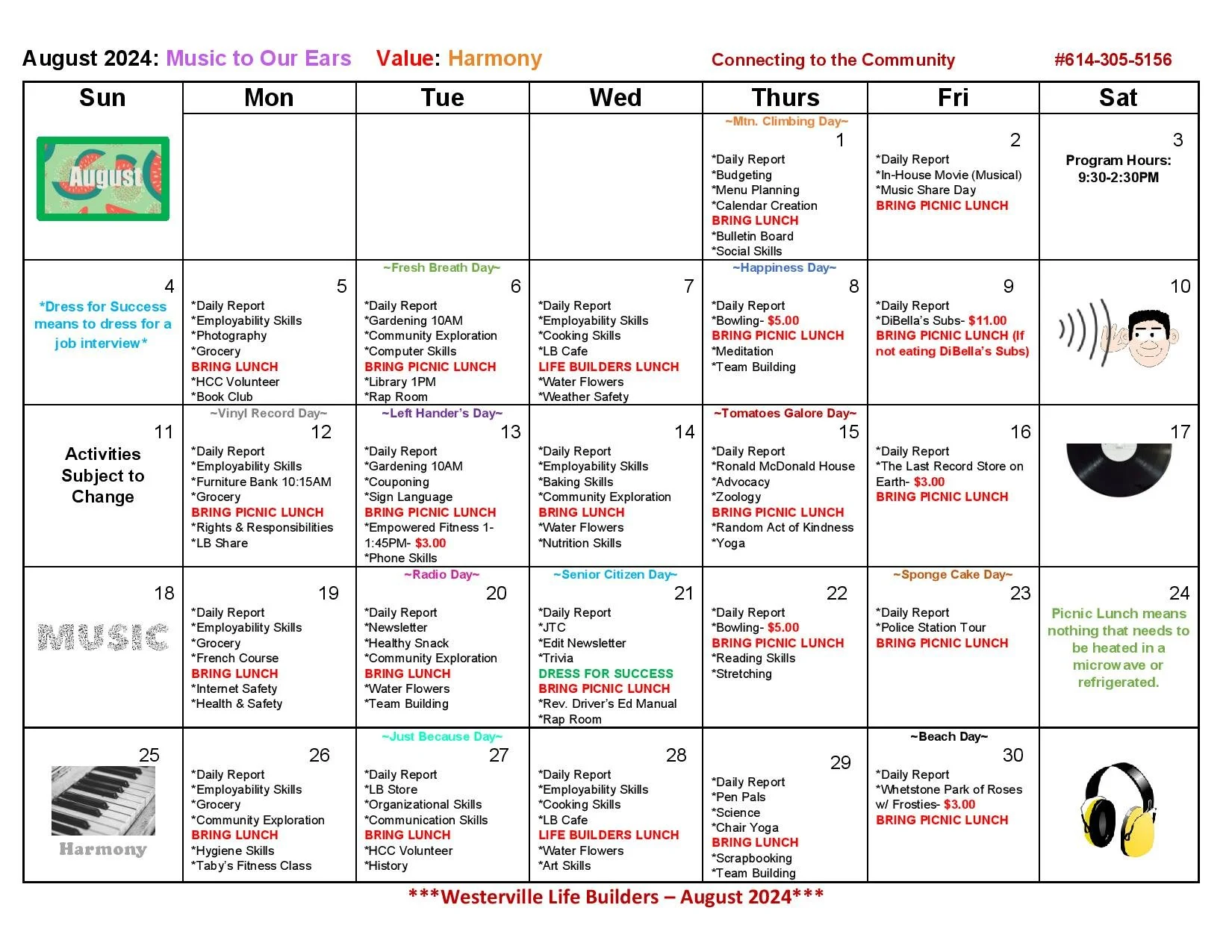 Calendar Life Builders Calendar Life Builders