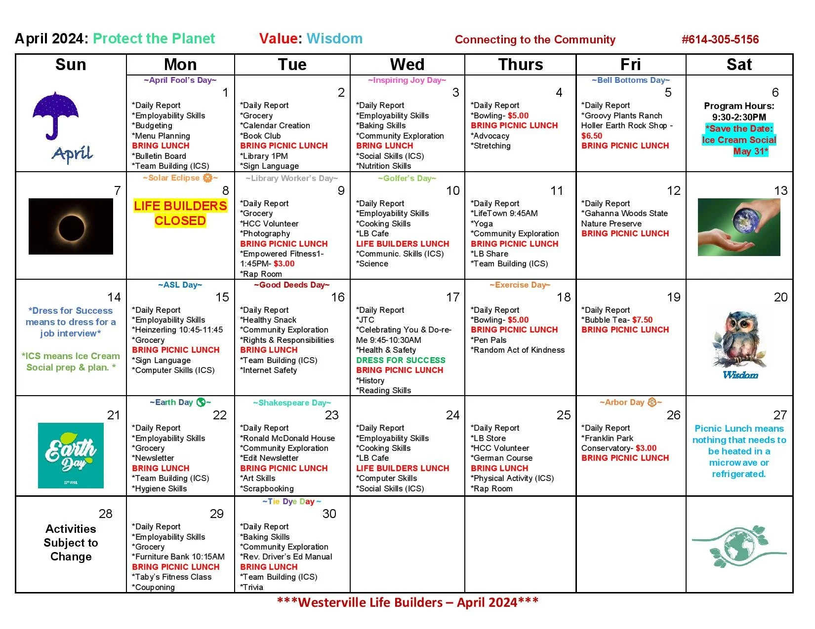 Calendar Life Builders Calendar Life Builders