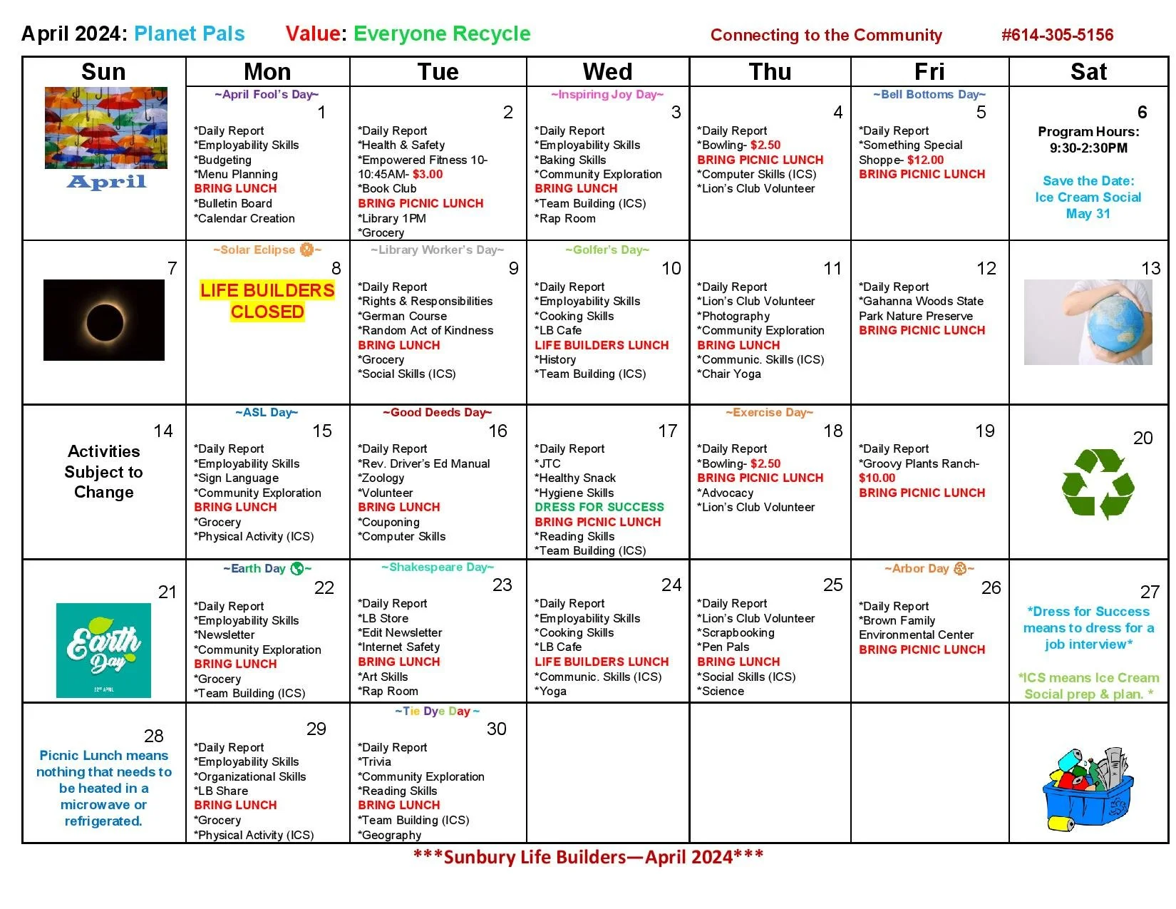 Calendar Life Builders Calendar Life Builders