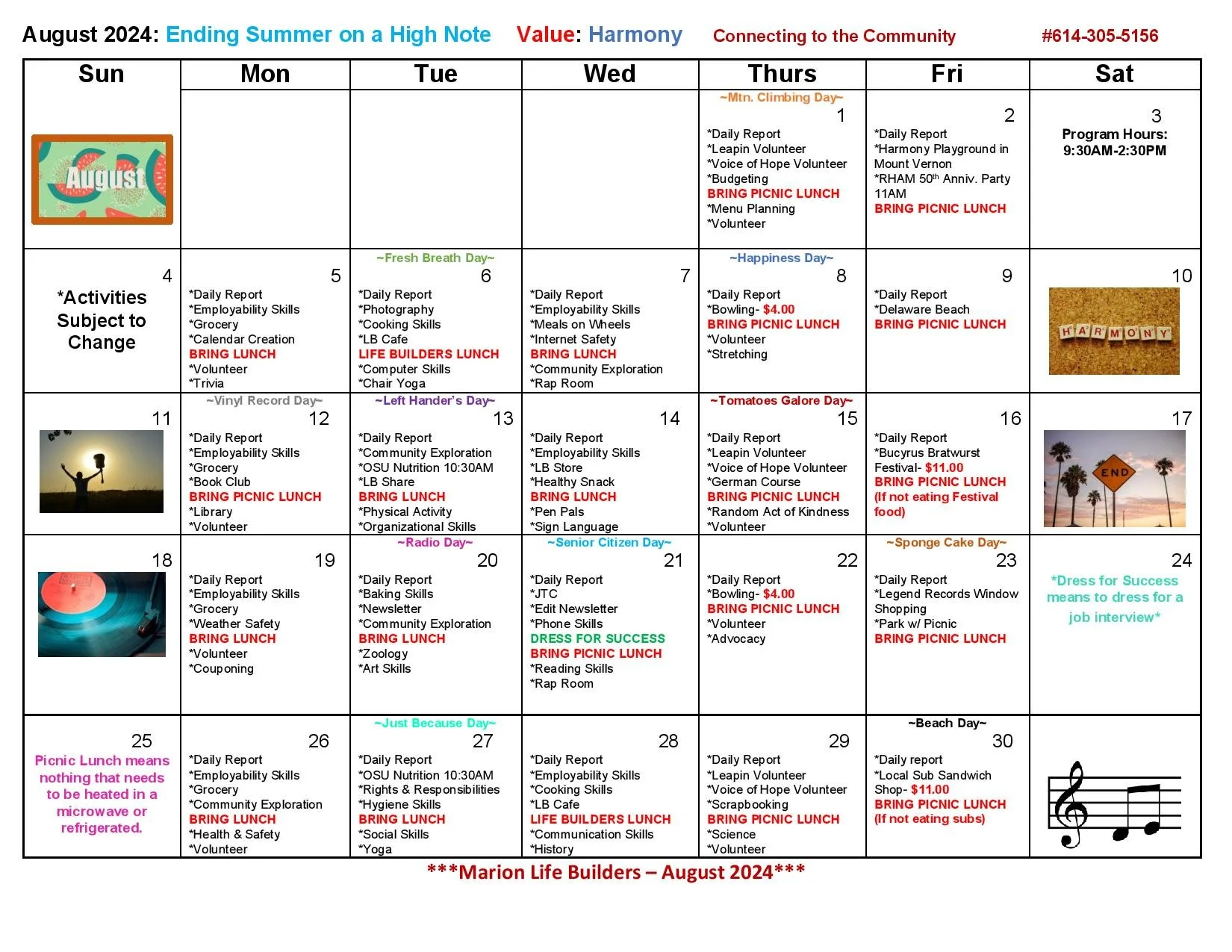 Calendar Life Builders Calendar Life Builders