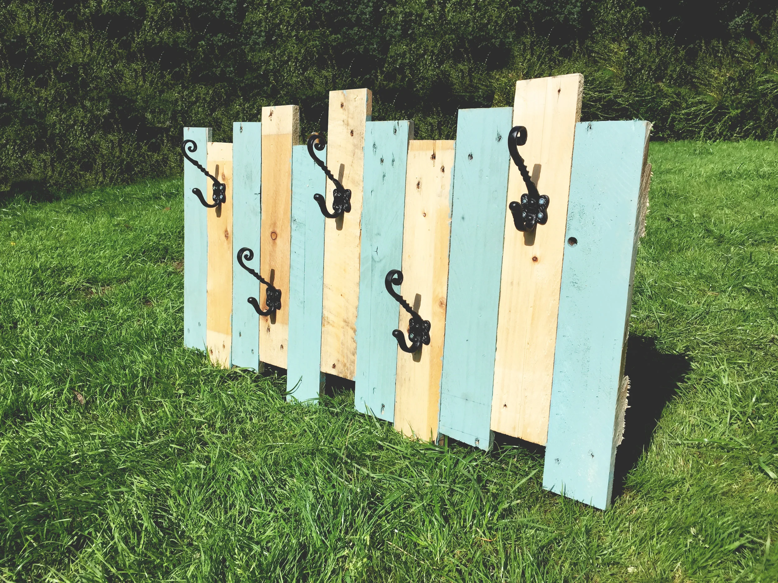 Large Coat Hooks (5) : 102cm wide59cm high(optional paint) £60