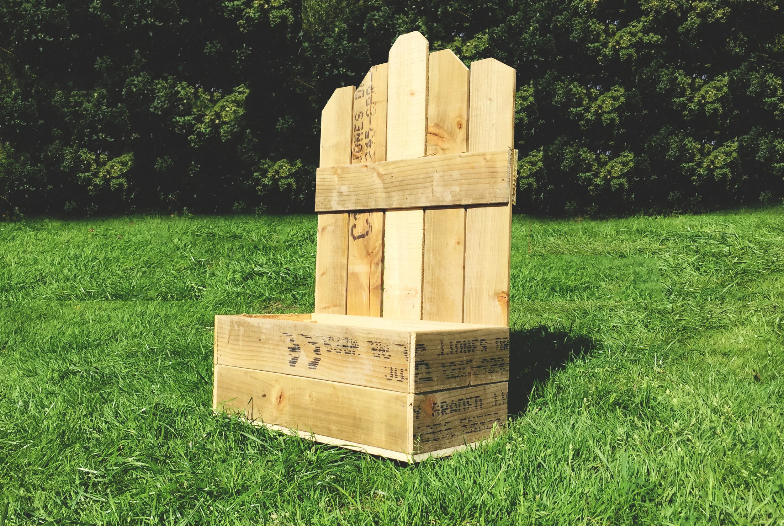 Planter: 53cm wide x 78 cm high £25