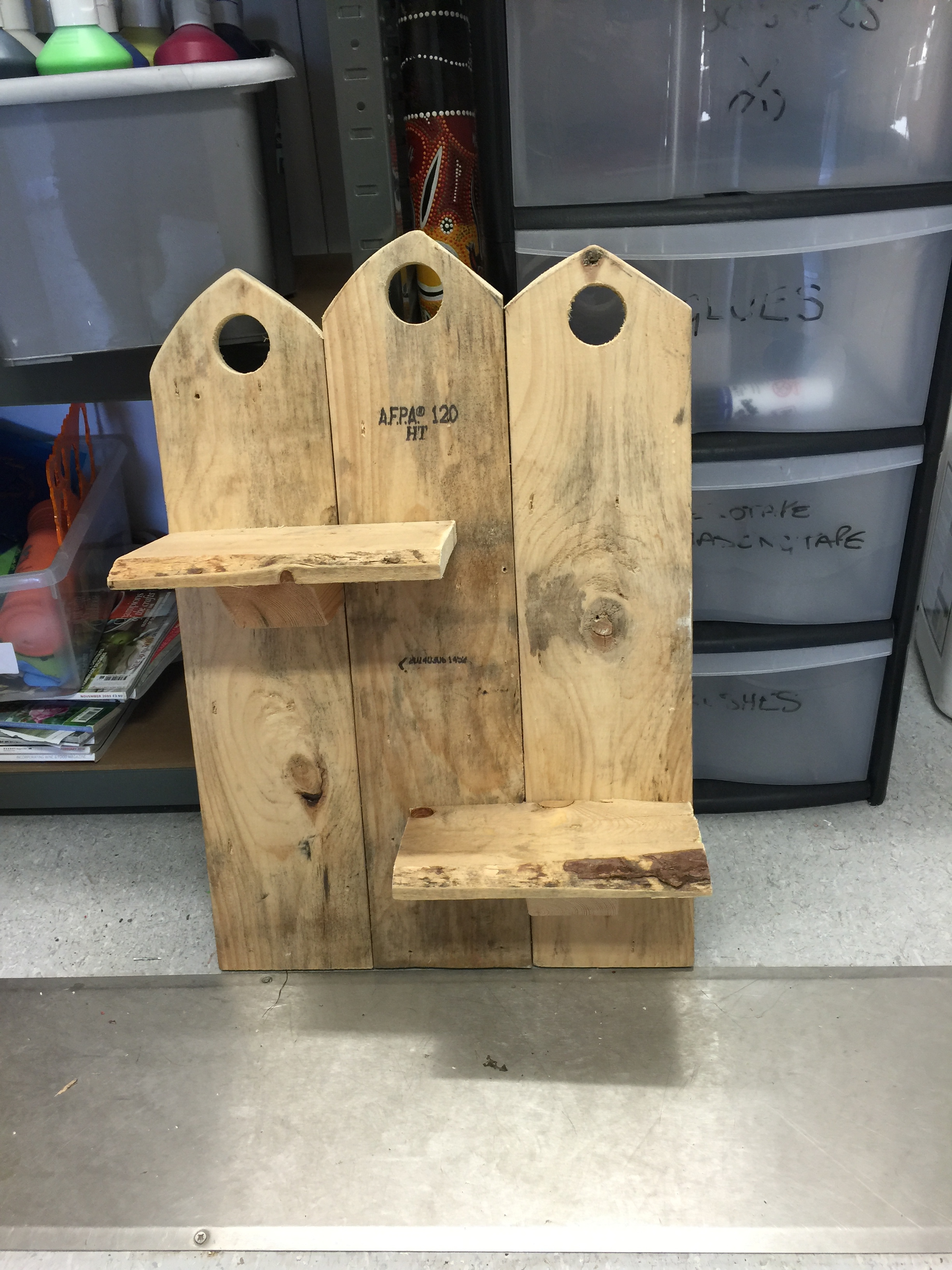 'Holey Shelves' £35