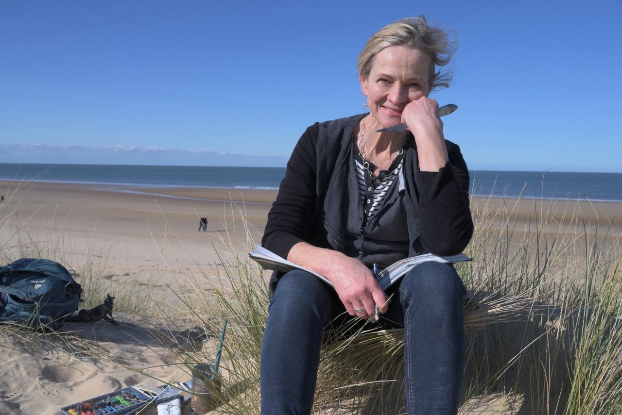 Tracey Ross on Holkham beach .jpeg