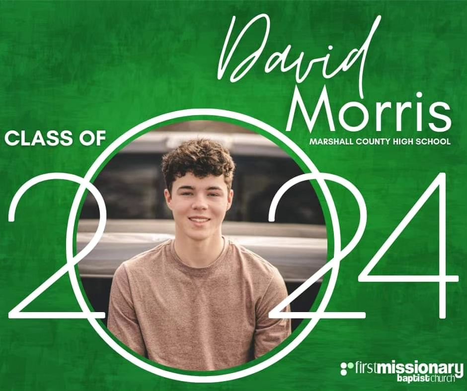 We are so proud of our 2024 High School &amp; College Graduates! Join us Sunday, May 5th as we recognize these amazing young men and women in both services @ 9:15 &amp; 10:45. 🎓

Congratulations, David Jack!
Parents: David &amp; Laurel Morris
Matt &