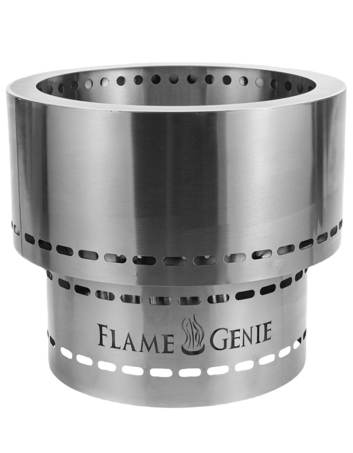 Flame Genie 19 Fire Pit Stainless Steel — James Frost