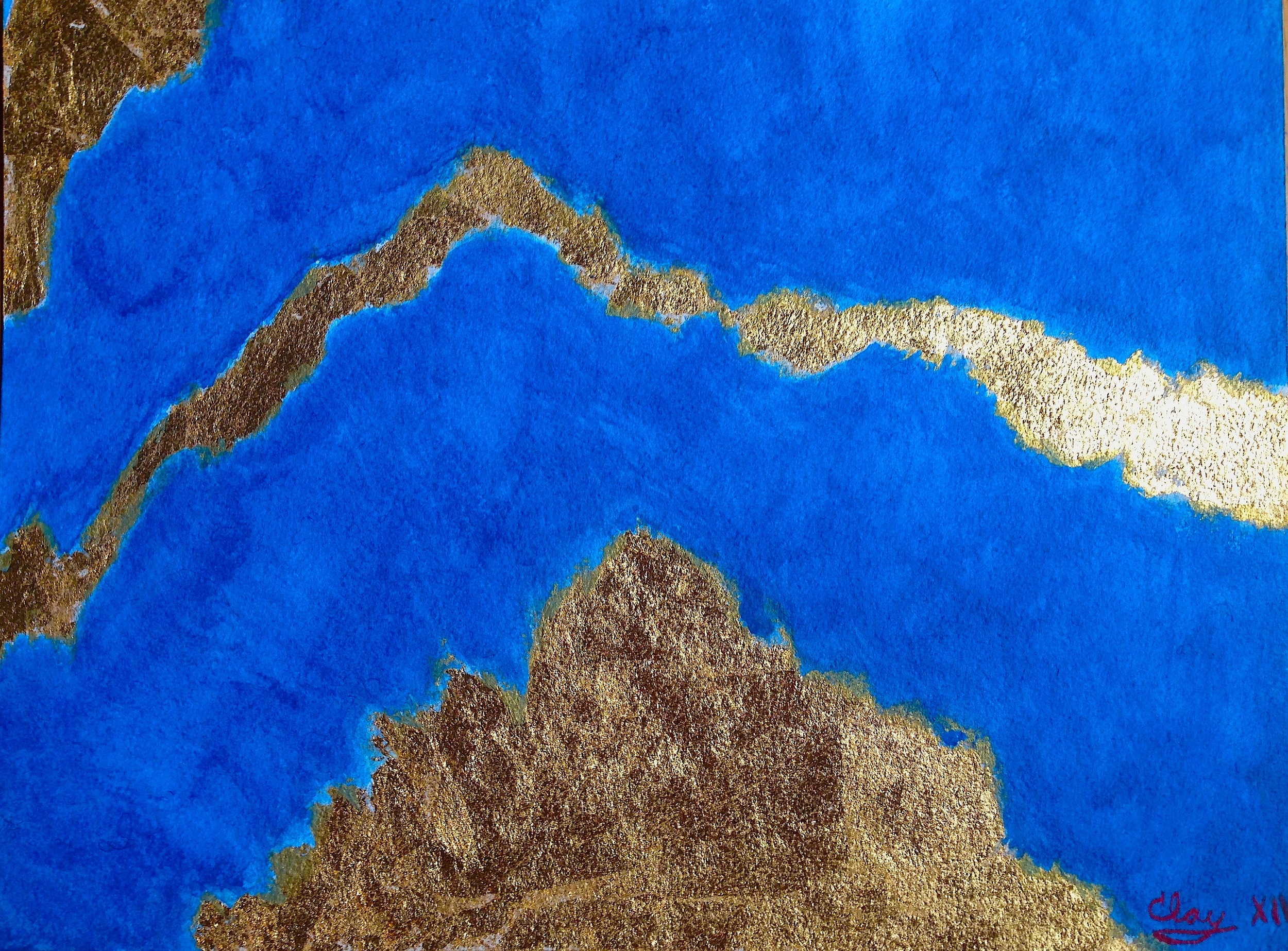 Gold and Blue