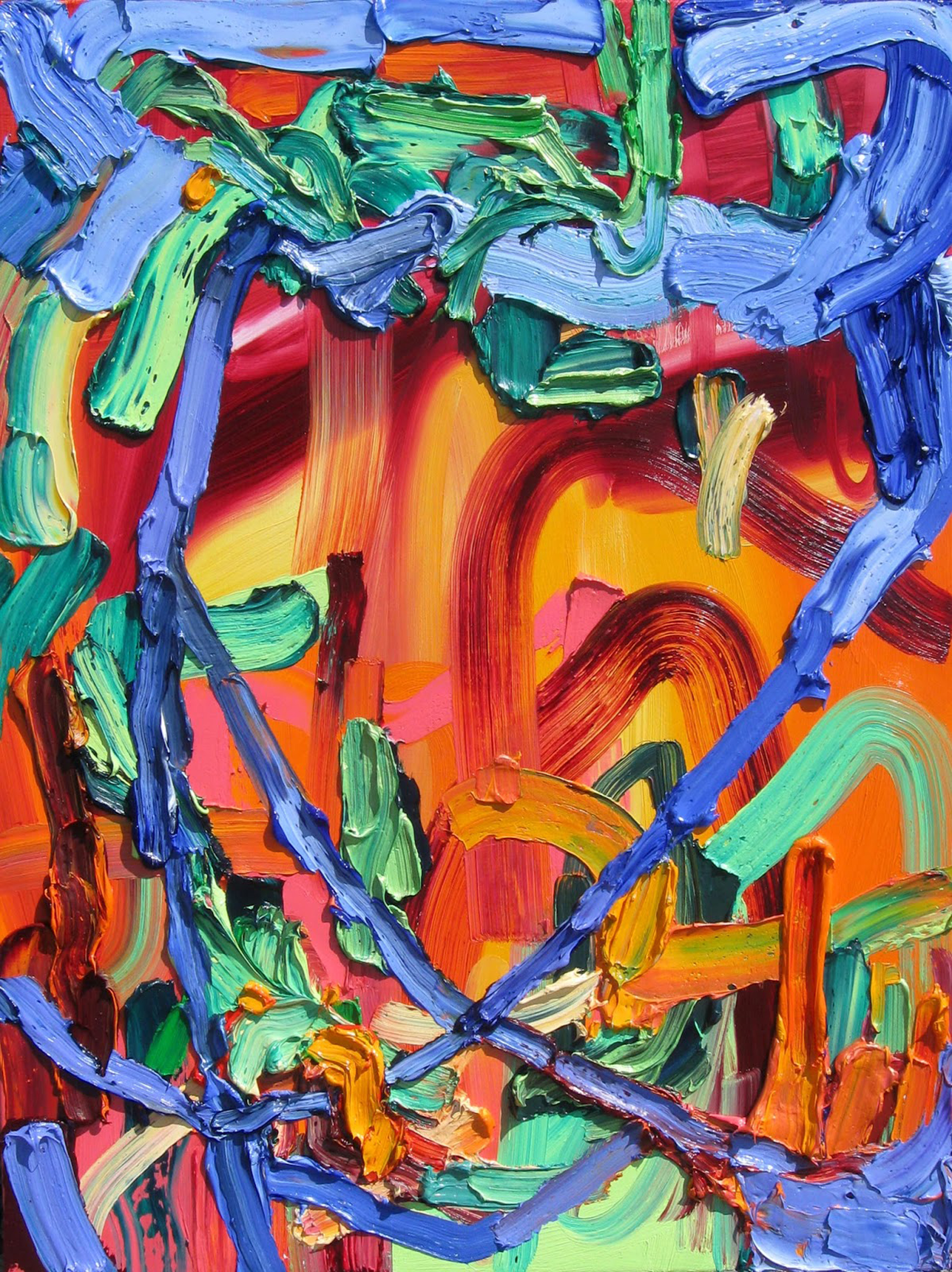 Into the Tangle #2 / oil on canvas / 40 x 30 inches (sold)