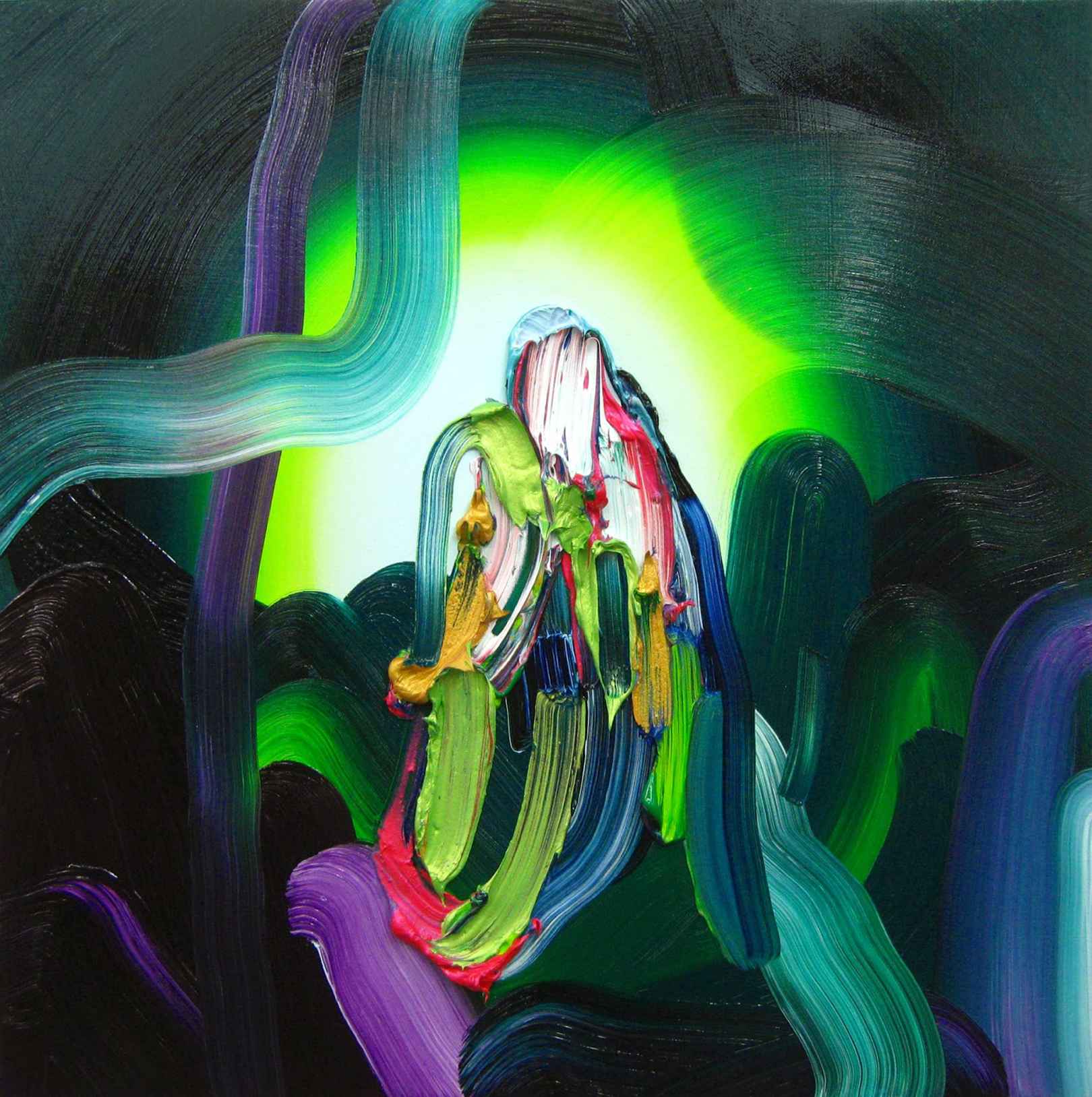 Wanderer / oil on panel / 20 x 20 inches