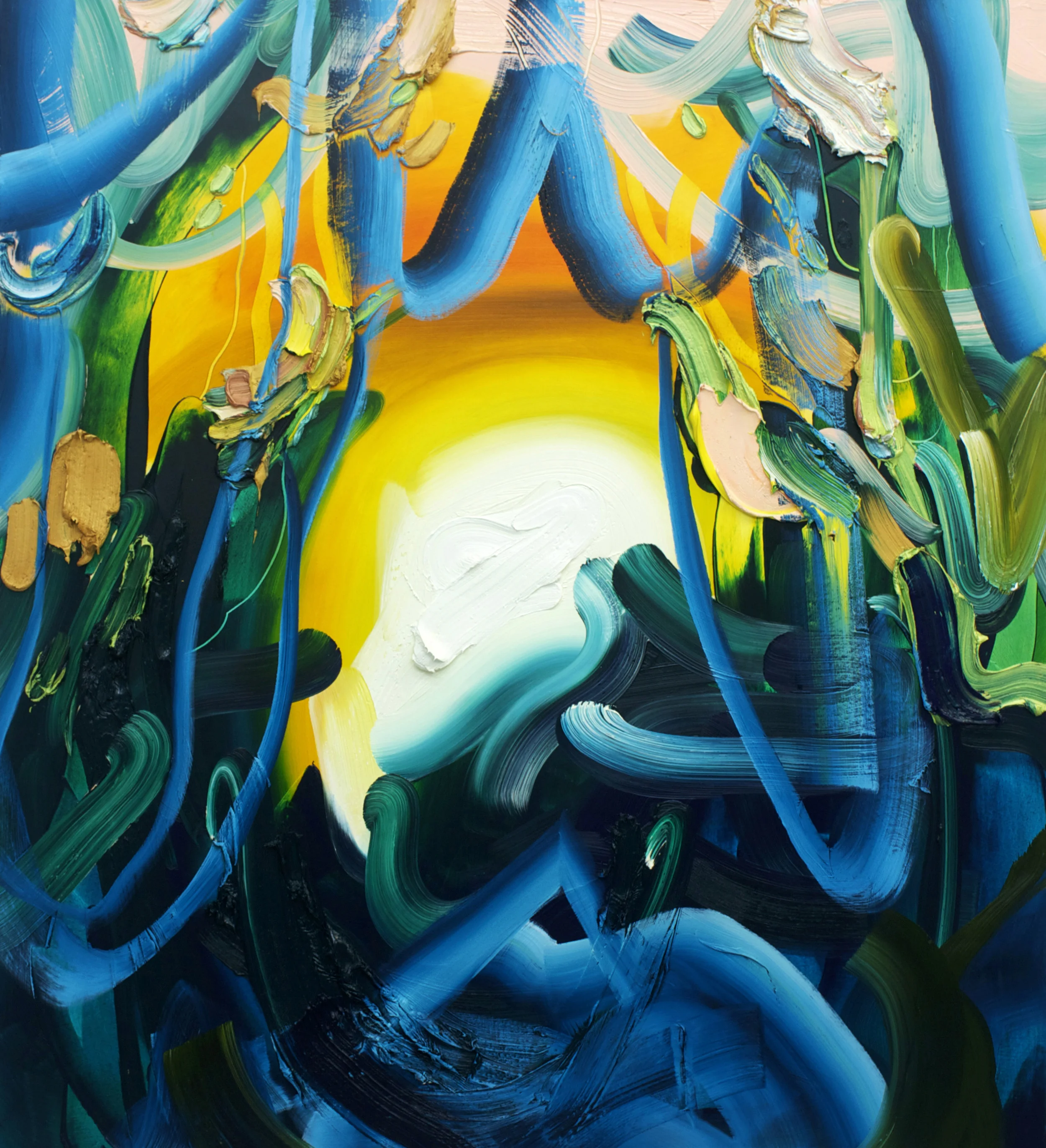 The In Between / oil on canvas / 46 x 42 inches
