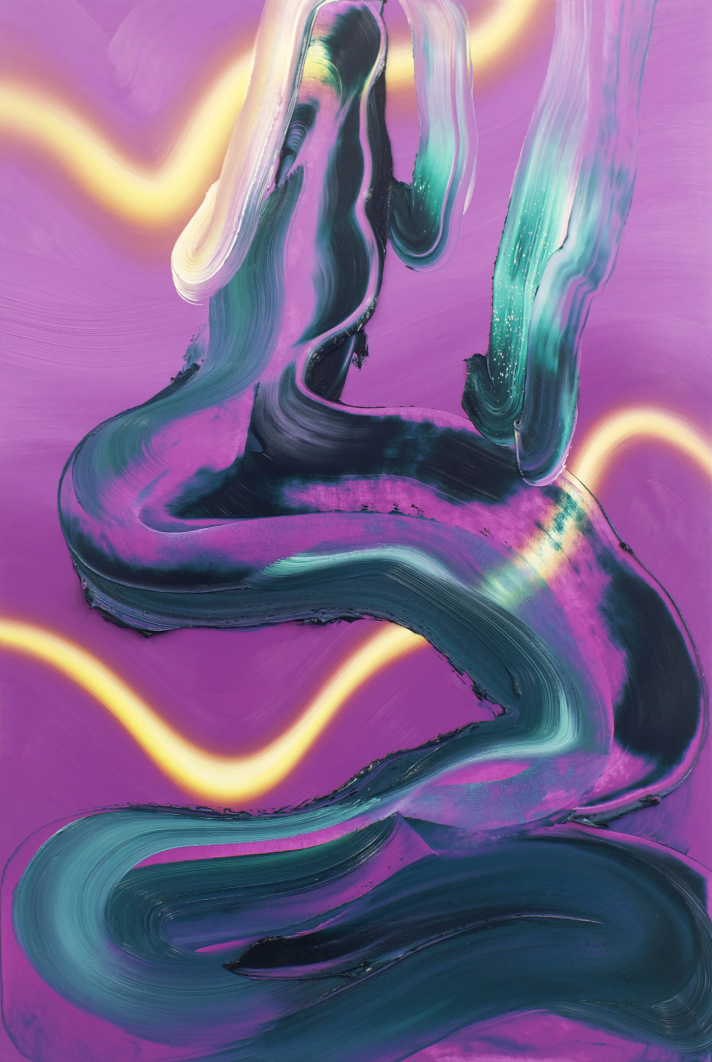 The Sensation of Falling #2 / oil on canvas / 36 x 24 inches