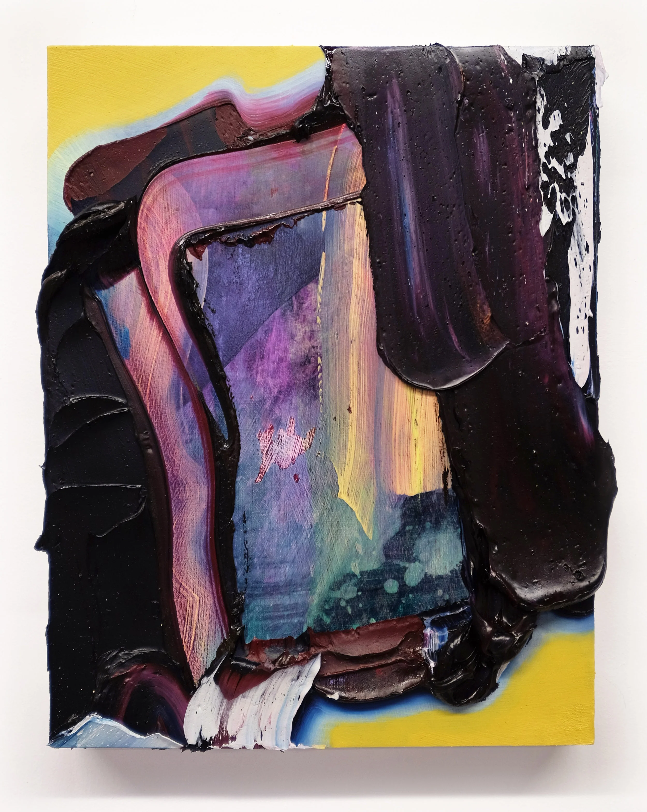 Tiny Door / oil and acrylic on panel / 14 x 11 inches