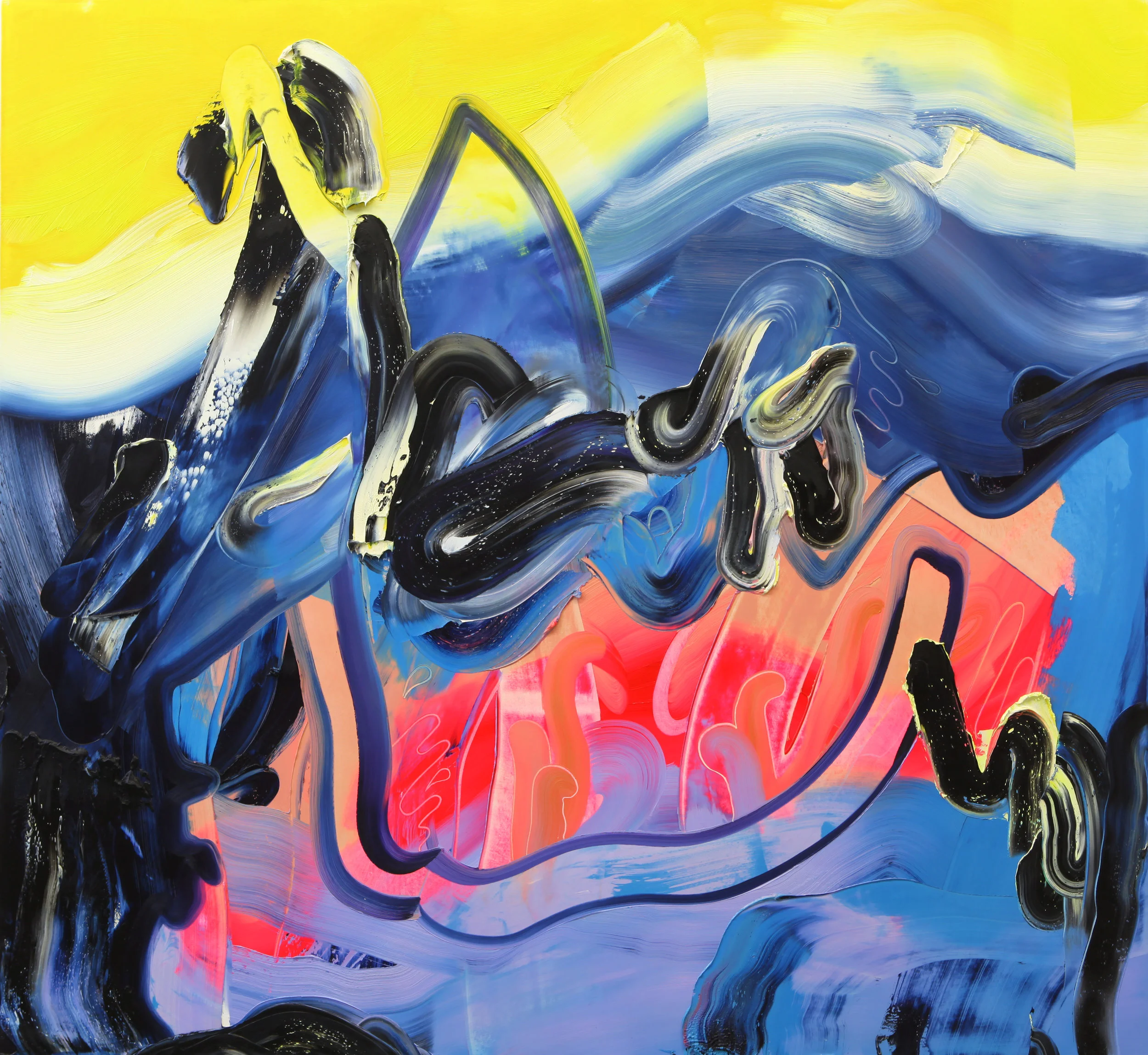 Boat Rocker / oil on canvas / 60 x 65 inches