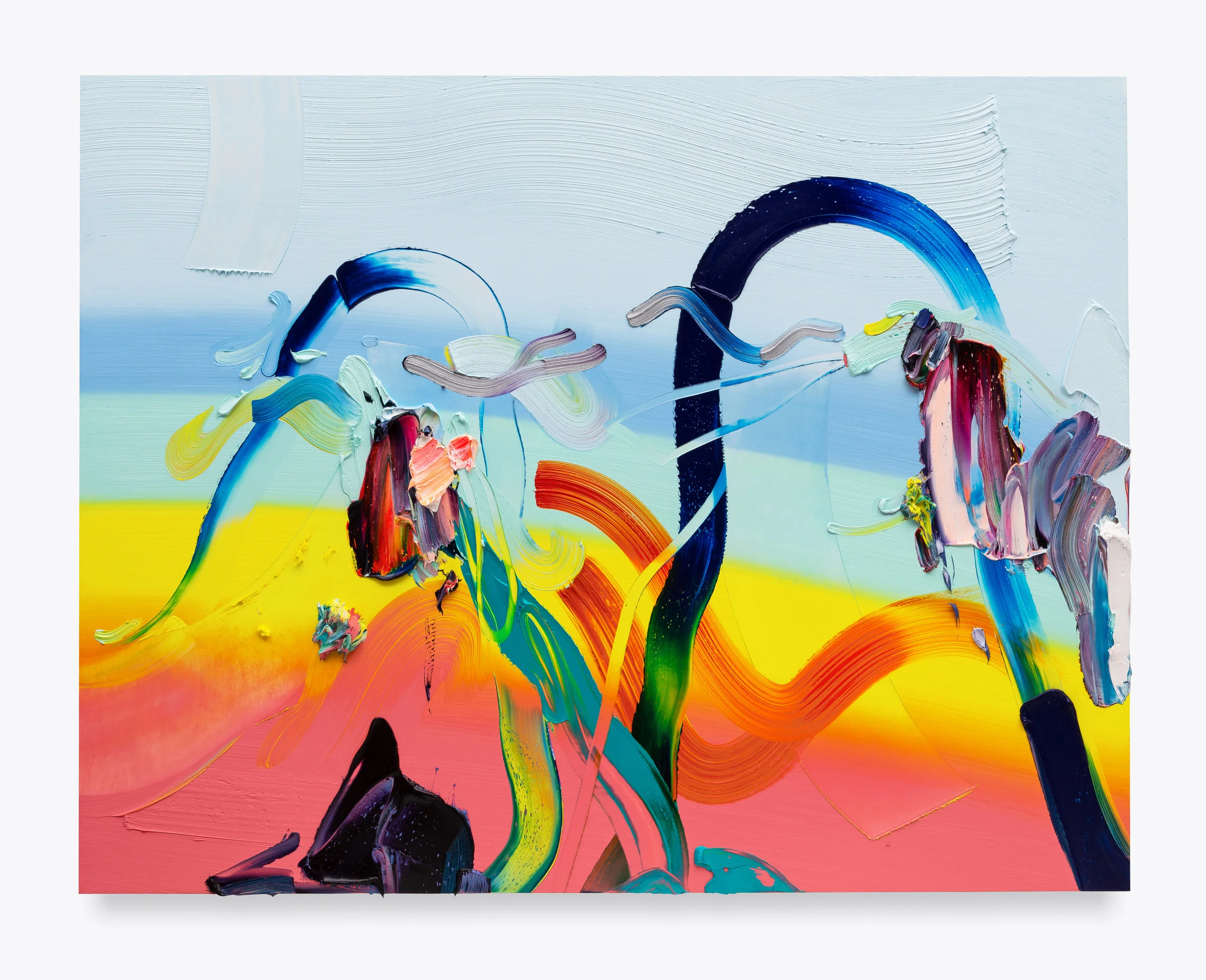 Two Souls (Exchange) / oil on panel / 35 x 45 inches (Available)