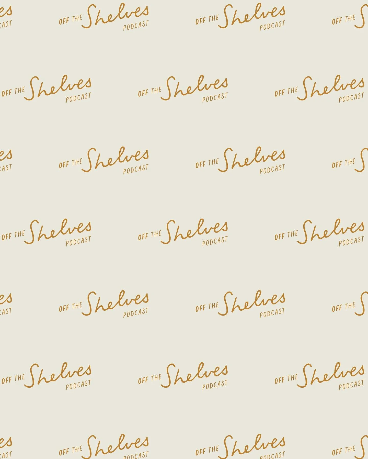 Recent branding work for @offtheshelvespodcast 🧡 Five years ago I worked with Carey on her marketing &amp; coaching branding and now she&rsquo;s starting a podcast! Congrats Carey and Debbie, I can&rsquo;t wait to listen!