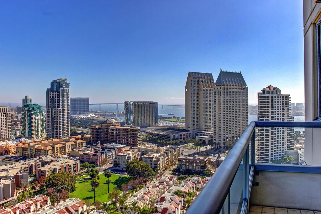 Balcony view of San Diego