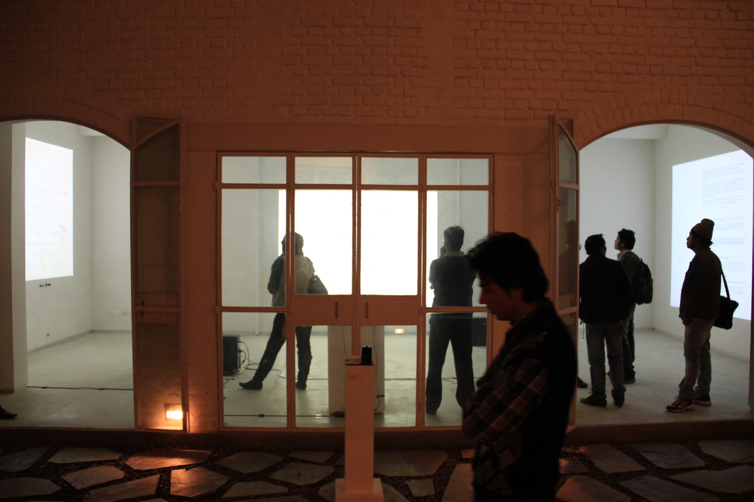  Exhibition view of  230 MB / EwO  (2013),&nbsp;photograph by Tenzing Sonam.&nbsp; 