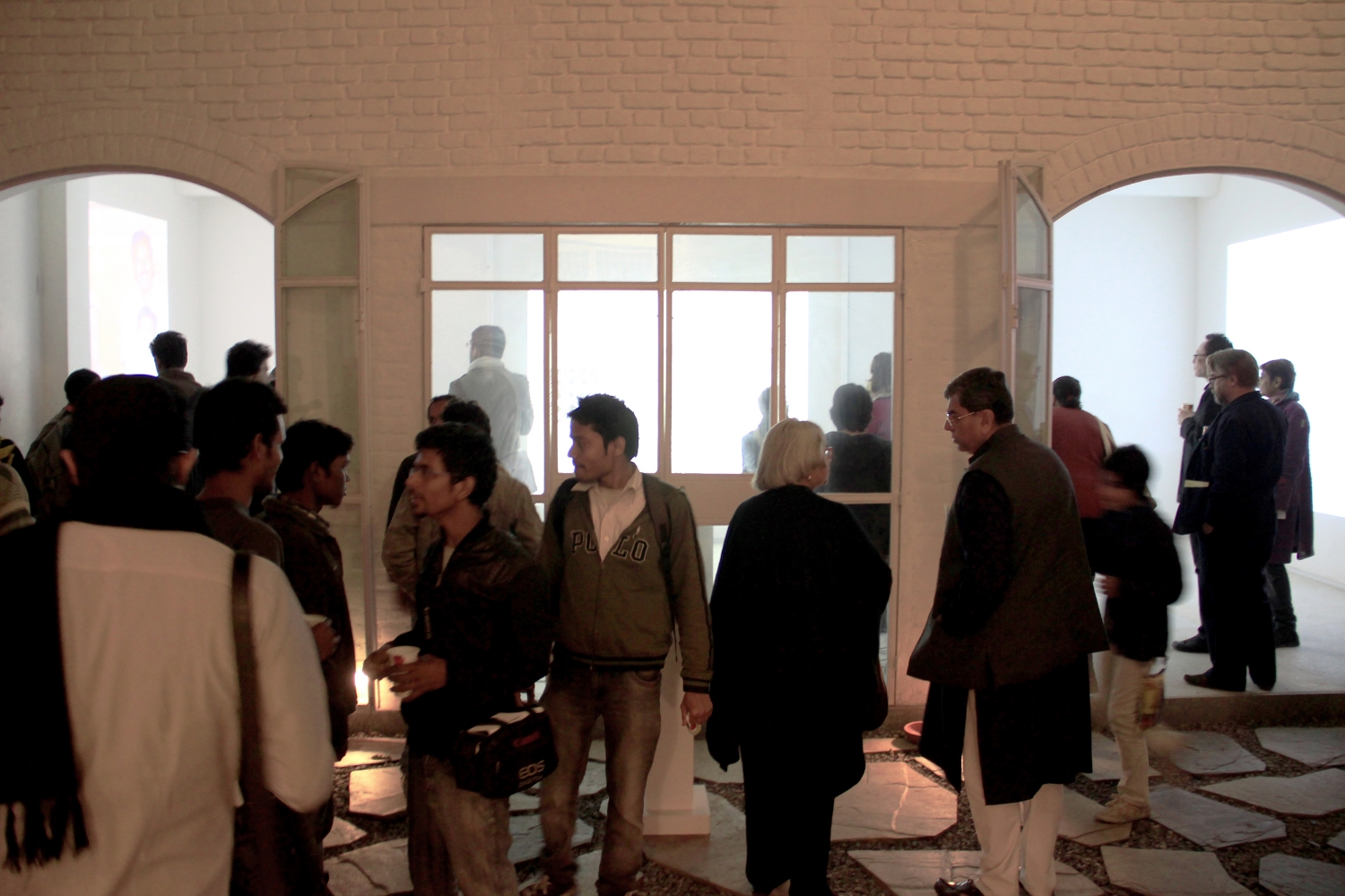  Exhibition view of  230 MB / EwO  (2013),&nbsp;photograph by Tenzing Sonam.&nbsp; 