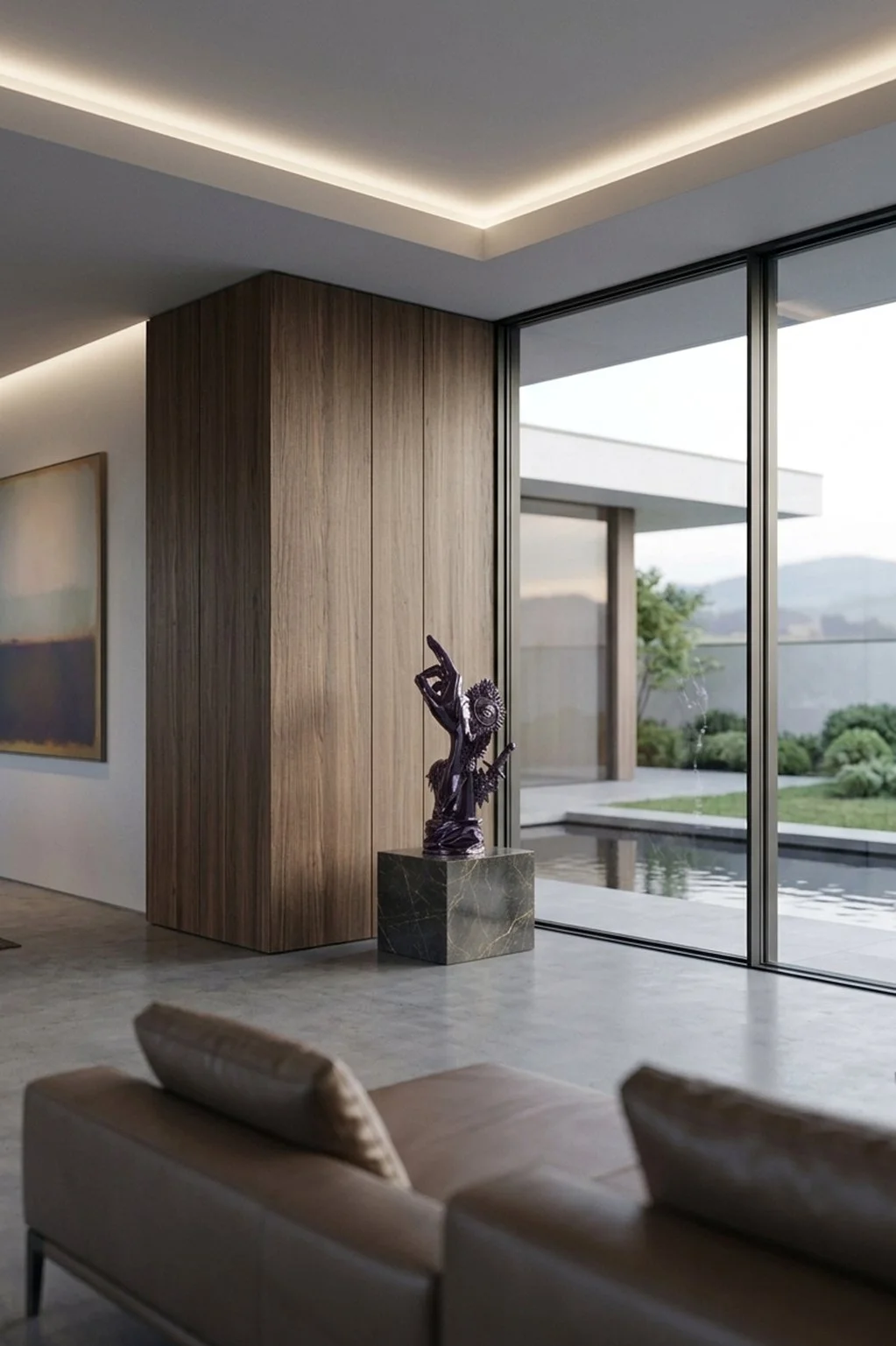 "A chrome finish that stands out while still blending seamlessly into the space."