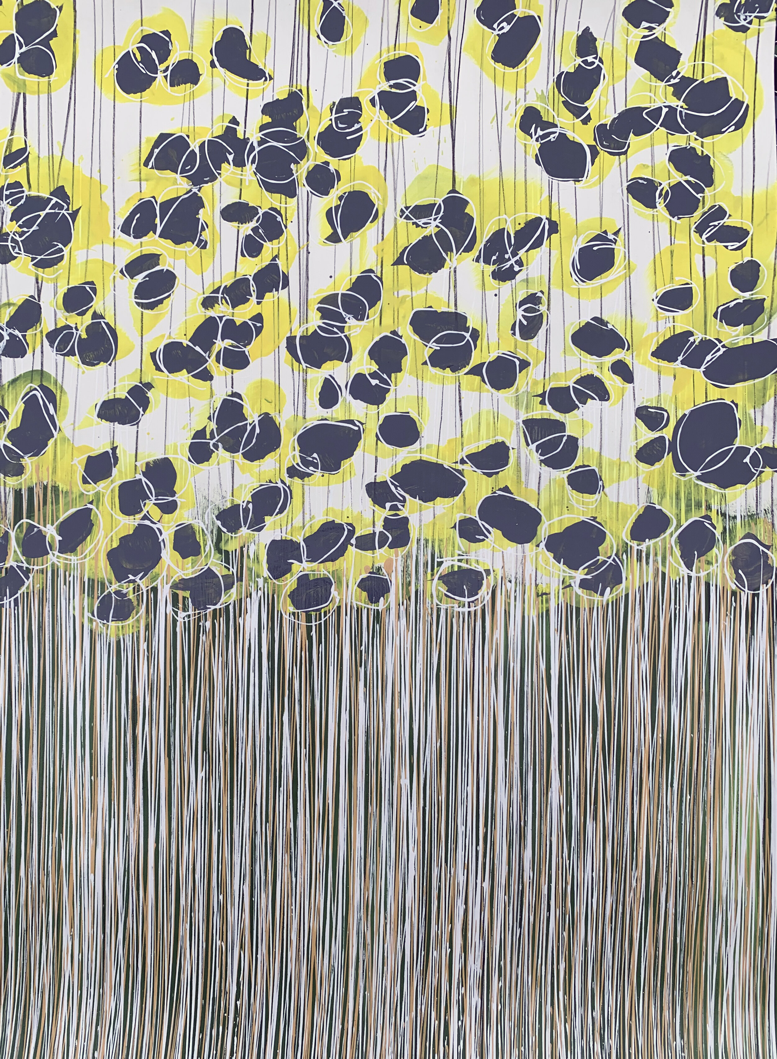 Untitled, 2019 | 30" x 22" | Acrylic on paper